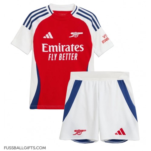 Arsenal Fußballbekleidung Heimtrikot Kinder 2024-25 Kurzarm (+ kurze hosen)